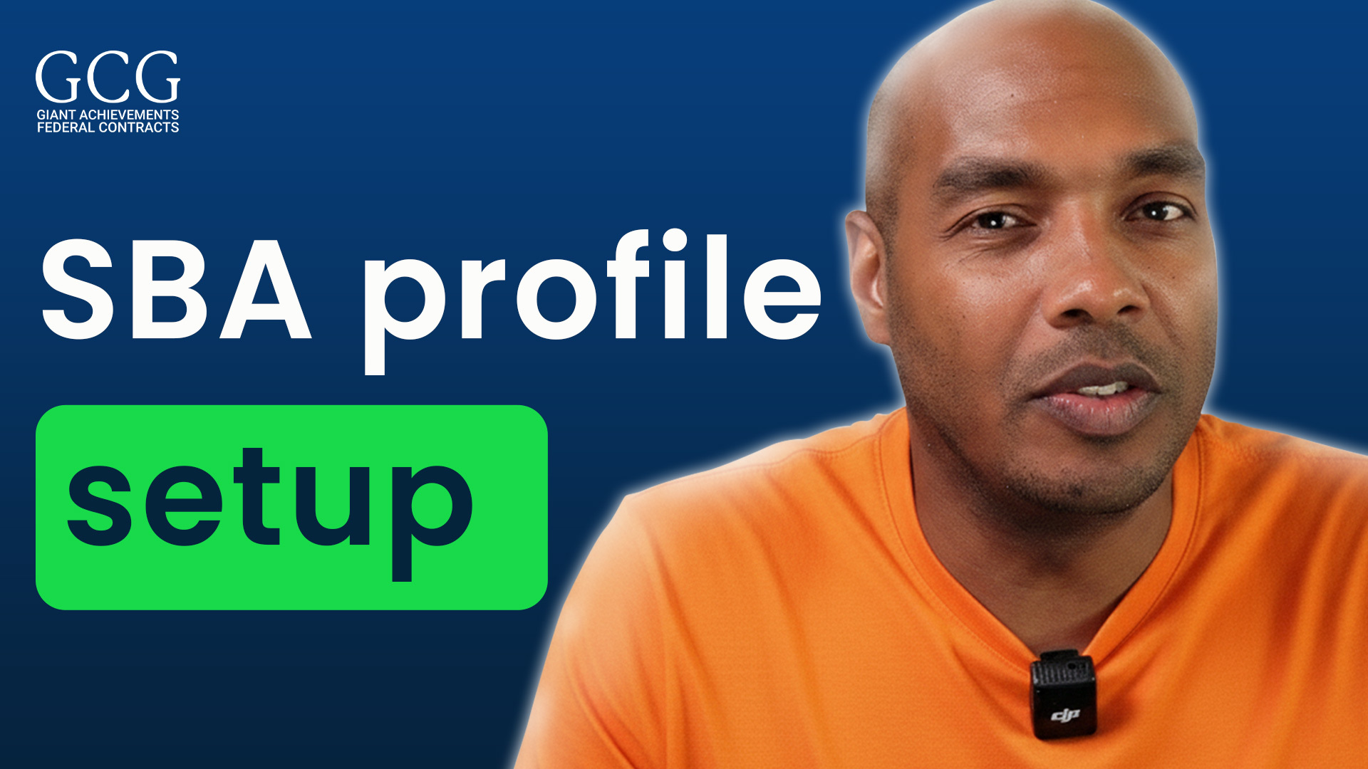 SBA Profile Setup